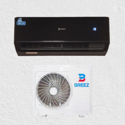 12000BTU Mirror Wifi Air Conditioner Black