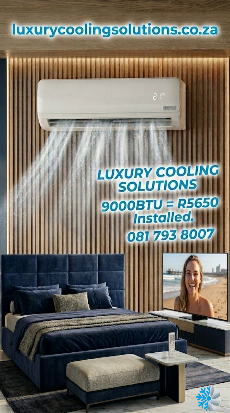 Bedroom/Office Air Conditioner Installed in Durban