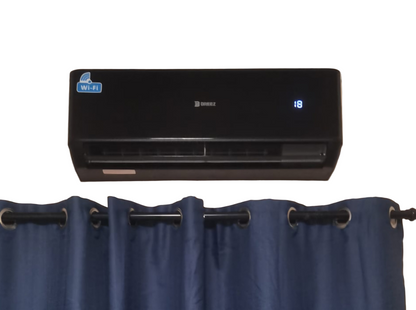12000BTU Mirror Wifi Airconditioner Black